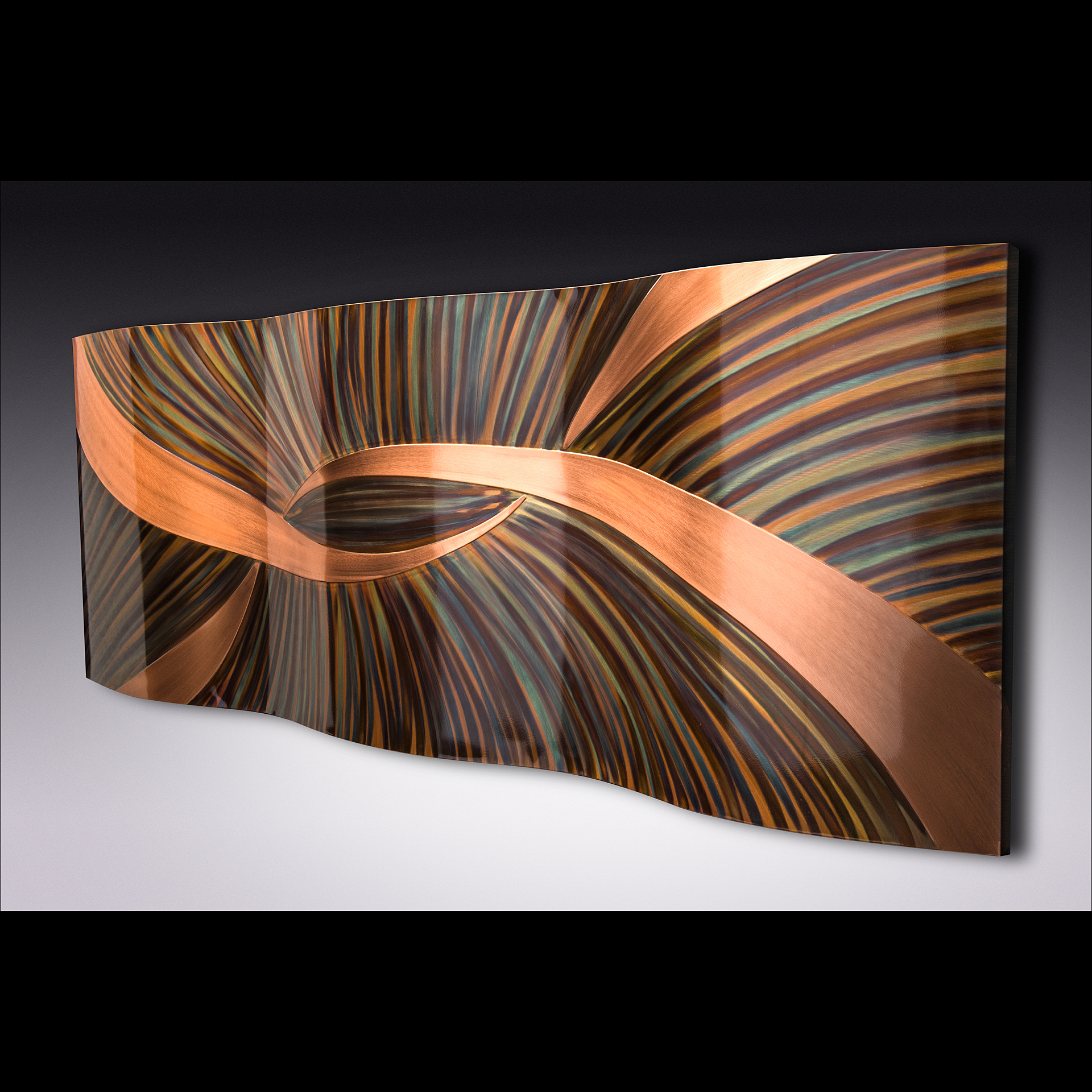 Original Flame Painted Copper Designs - Copper Elements
